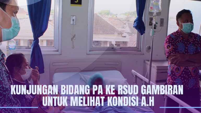 Kunjungi Gambiran, DP3AP2KB Kota Kediri Pastikan Keadaan A.H